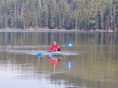 Kayaking on Little Cultus